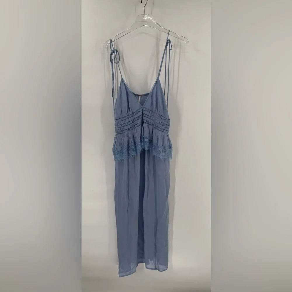 NWT Free People Intimately‎ FP x Revolve Kiki Slip in Chambray size medium - Picture 4 of 6